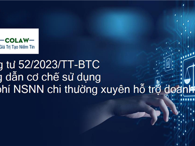 Thông tư 52/2023/TT-BTC hướng dẫn cơ chế hỗ trợ doanh nghiệp nhỏ và vừa